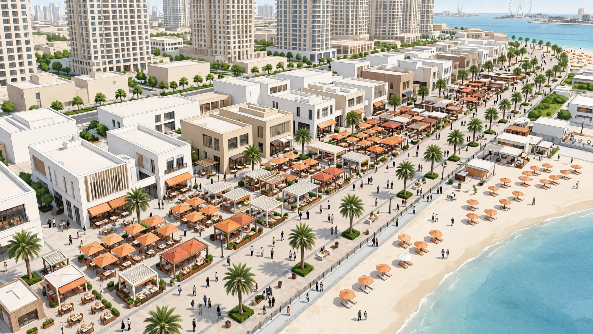 What drives a JBR restaurant's revenue: footfall, not food